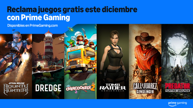 Juegos gratis con Prime para diciembre del 2024
